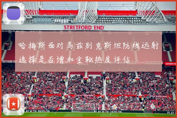 哈梅斯面对乌兹别克斯坦防线远射选择是否增加金靴热度评估